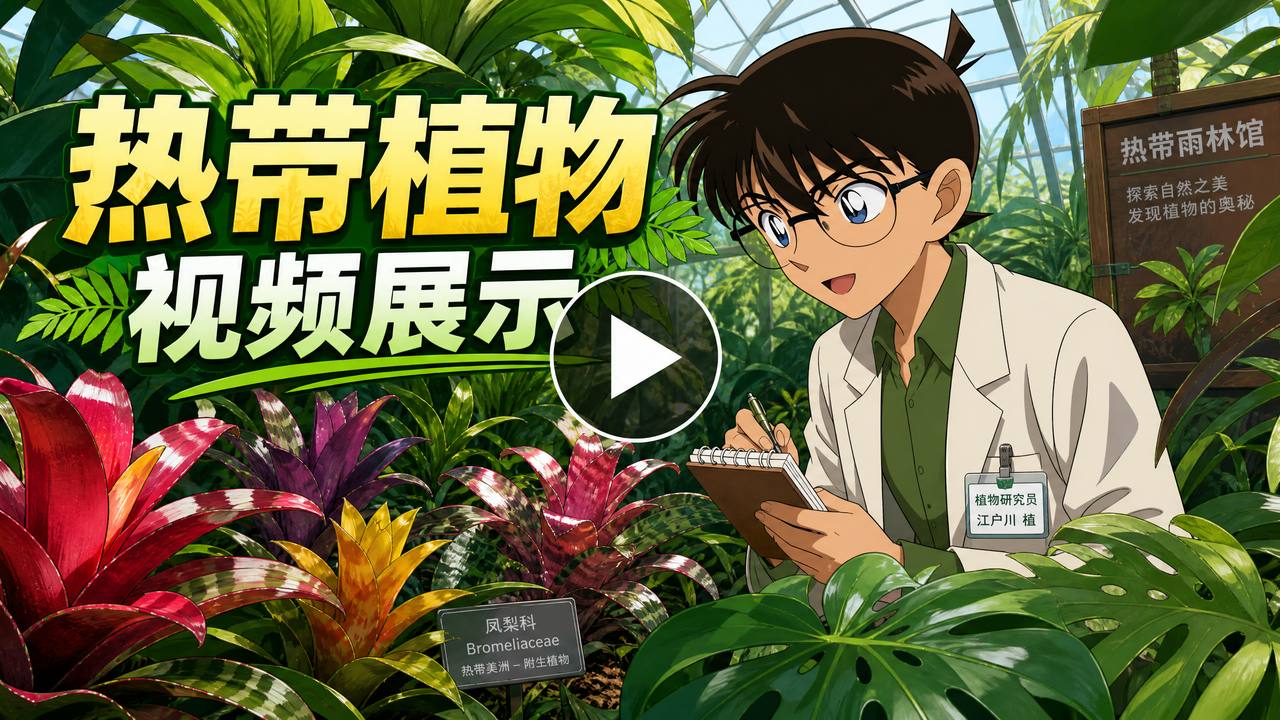 抖荫短视频热带植物视频展示